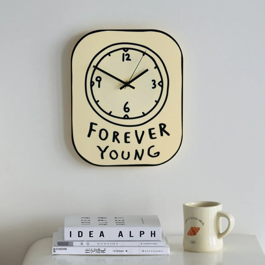 Minimalist Forever Young Clocks