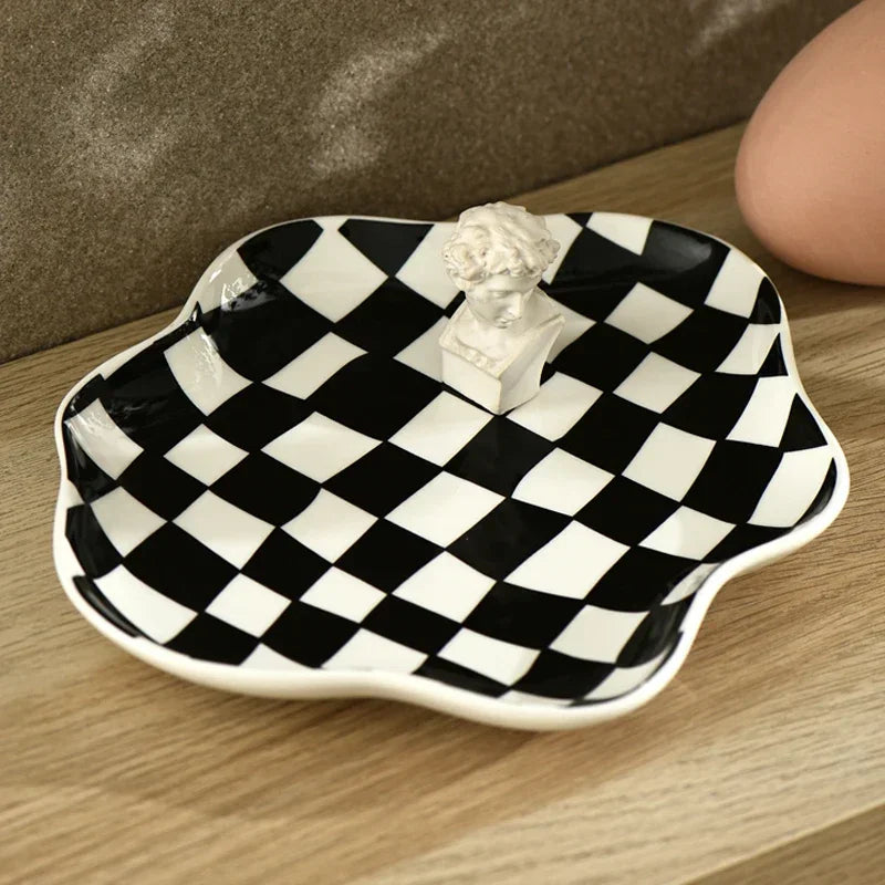 Vintage Flower shape storage Tray