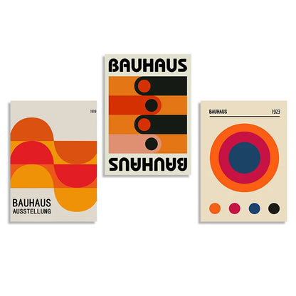 Vintage Bauhaus Colourful Art Abstract