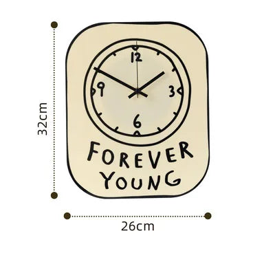 Minimalist Forever Young Clocks