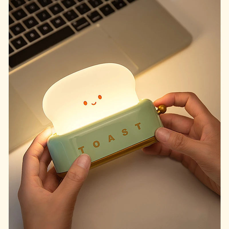 Bread Toast Cartoon LED Night Lights