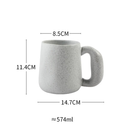 Japanese Stoneware Retro Coffee Mugs