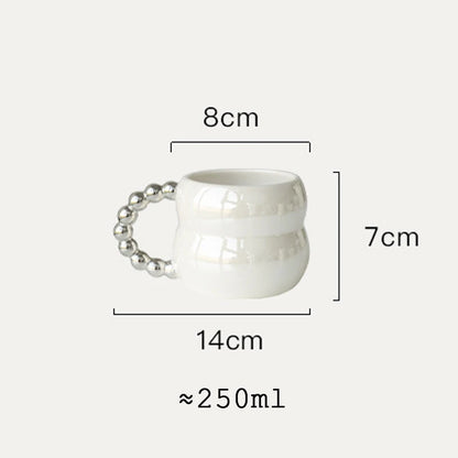 Bubble Handgrip Ceramic Mugs